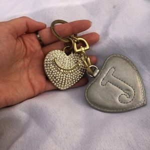 y2k juicy couture keychain with mirror 👛💓